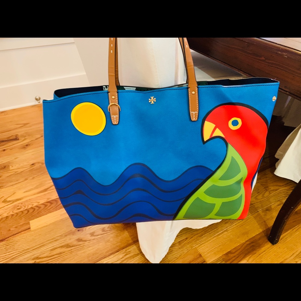 TORY BURCH Parrot Beach Purse! EC